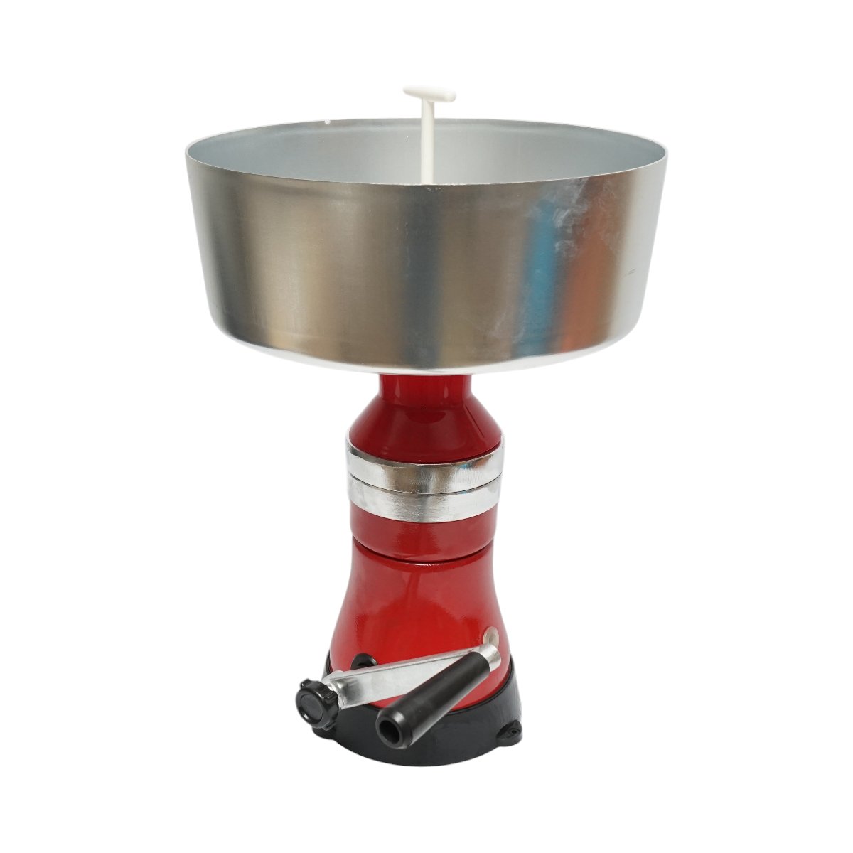 Separator smantana din lapte sau pentru degresat manuial, recipient aluminiu 5L, capacitate 80L/h
